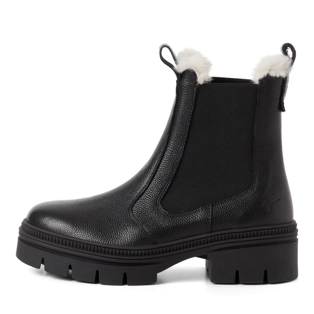 Tamaris Damen Stiefelette Winterstiefelette schwarz