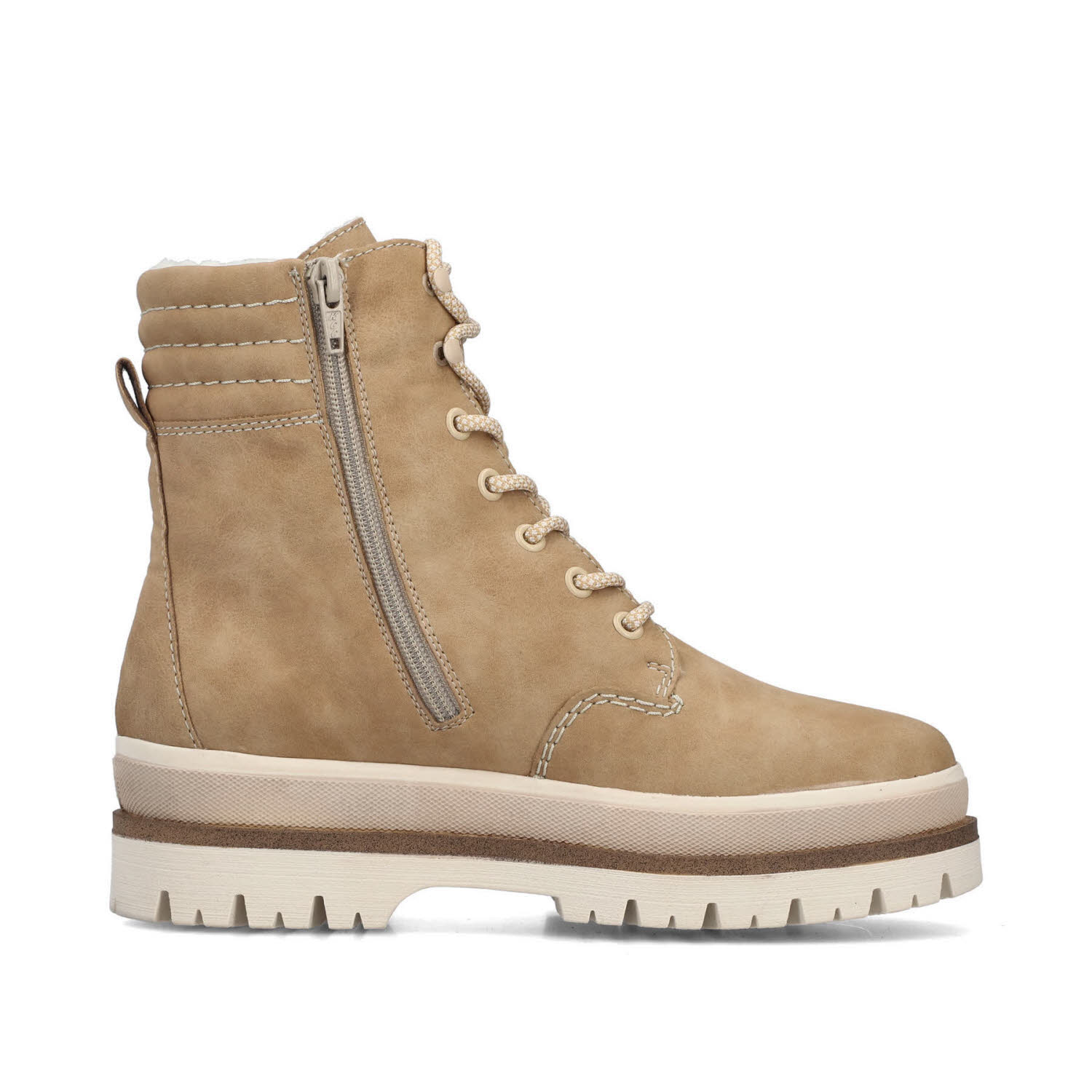 Rieker HWK Damen Stiefel Damen Schnürstiefelette Winterstiefel dunkelbraun