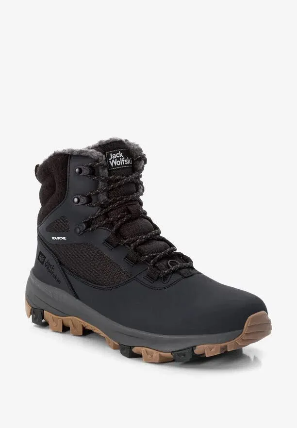 Jack Wolfskin Everquest High Winterstiefel gefüttert Herren schwarz