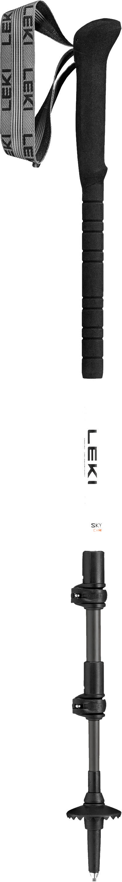 Leki Skytera Carbon Lite Unisex Wanderstock weiß/schwarz