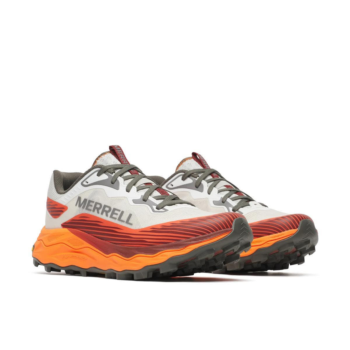 Merrell AGILITY PEAK 6 Herren Laufschuhe Trailrunningschuhe weiß/rot/orange