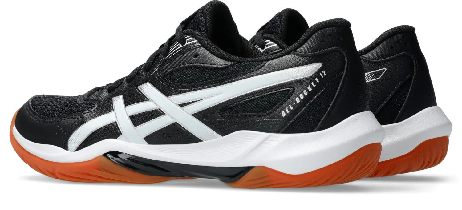 Asics GEL-ROCKET 12 Damen Sportschuhe Hallenschuhe black/white