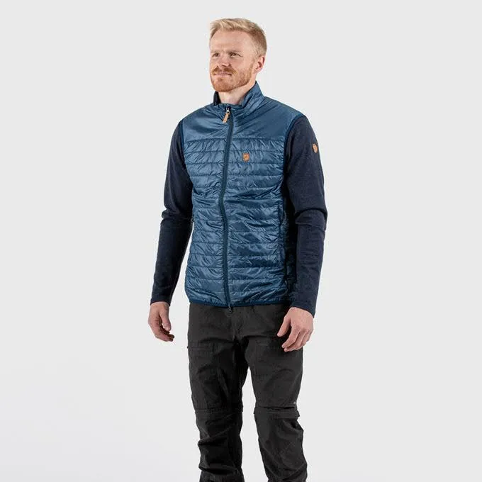 Fjällräven Padded Herren Outdoor Wander Jacke Schwarz NEU