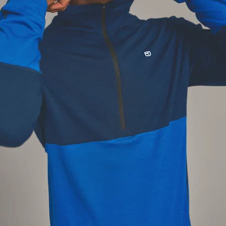 Ortovox Skirolli Funktionsshirt Herren blau