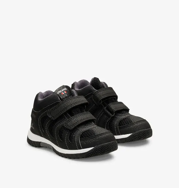 Viking Cascade Mid III GTX Sneaker Klettverschluss Kinder schwarz