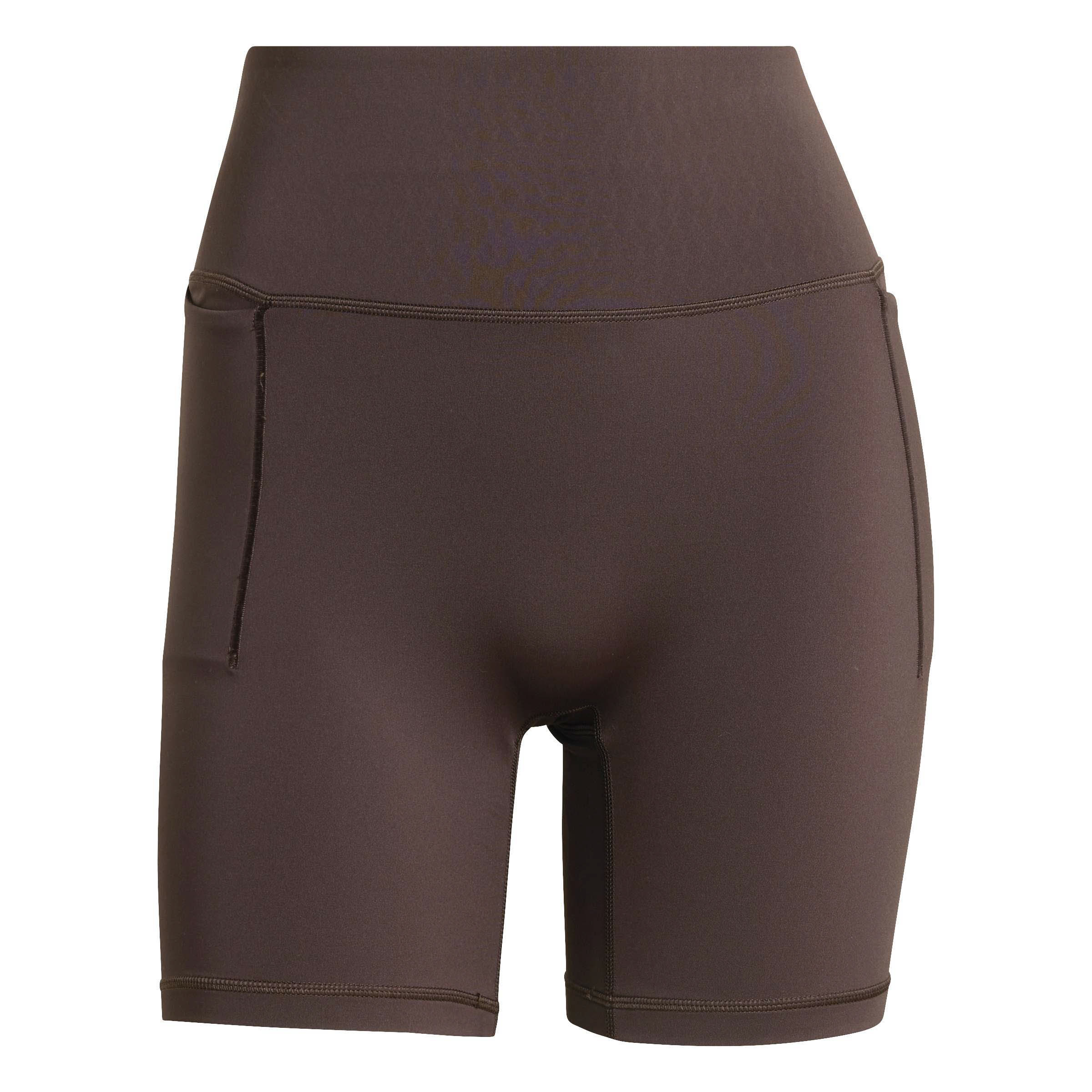 Adidas Optimé Short Leggings Damen Fitnessshorts braun