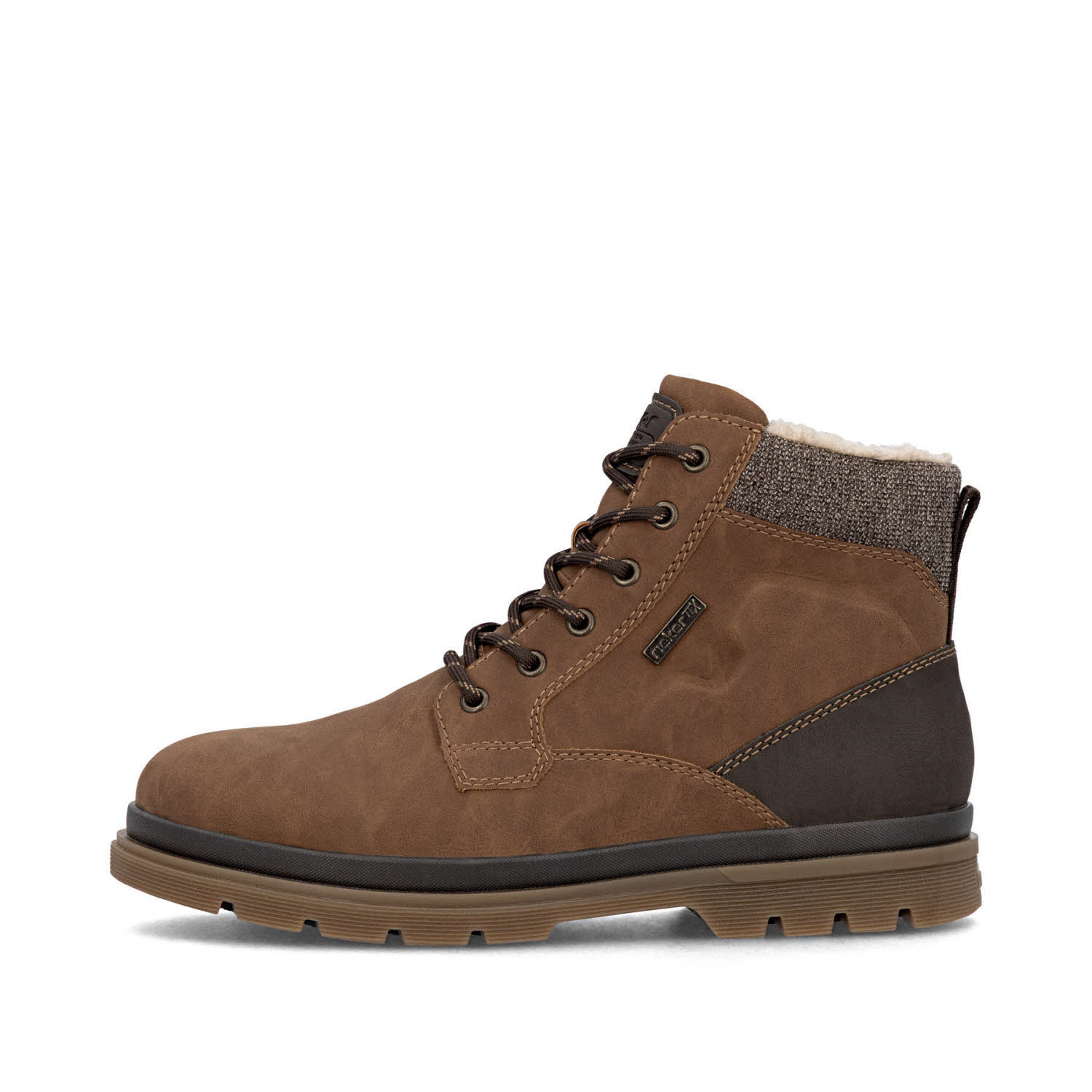 Rieker HWK Herren Stiefel Herren Schnürstiefel Winterstiefel braun