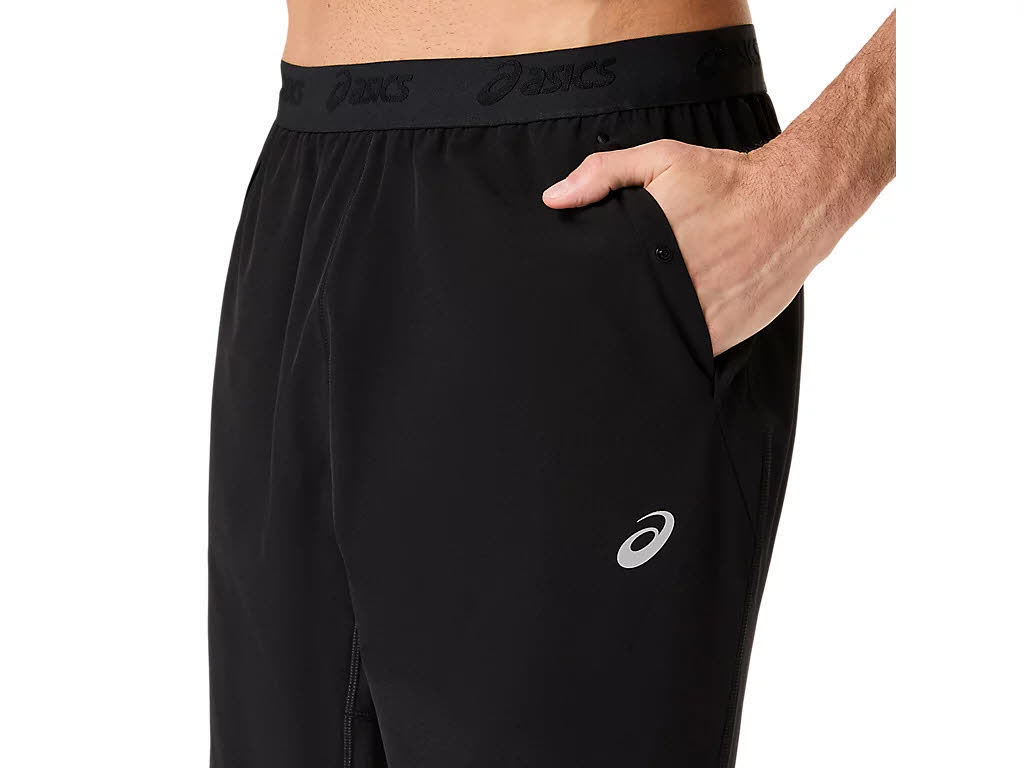 Asics ROAD WINTER PANT Herren Laufhose Lauftight schwarz