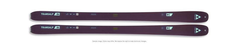 Fischer TRANSALP 84 C Tourenski OHNE Bindung u. Fell Fortgeschrittene lila