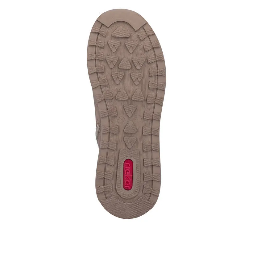 Rieker Damen Sneaker Halbschuh beige