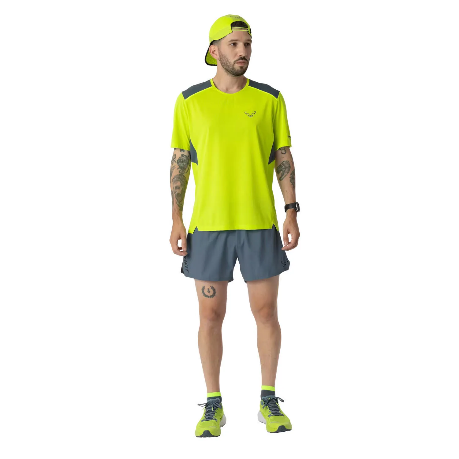 Dynafit SKY SHIRT M Herren Laufshirt Trainingsshirt ultra yellow