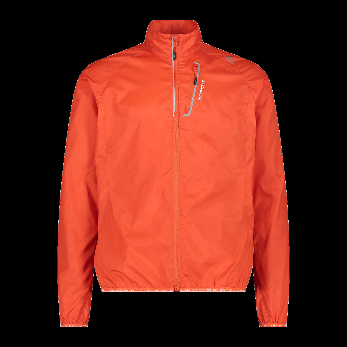 CMP Windjacke Laufjacke Herren orangerot