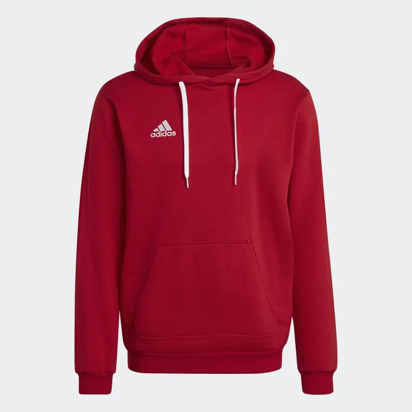 adidas Entrada 22 Herren Hoodie Kapuzenpullover rot