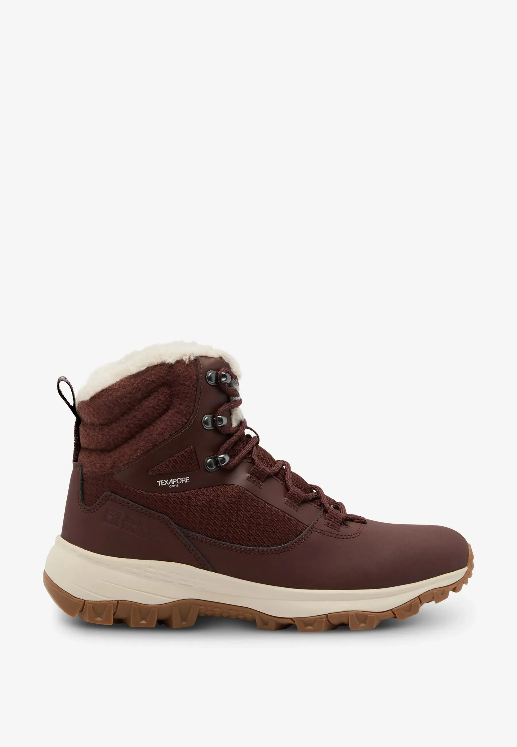 Jack Wolfskin Everquest High Winterstiefel gefüttert Damen rot