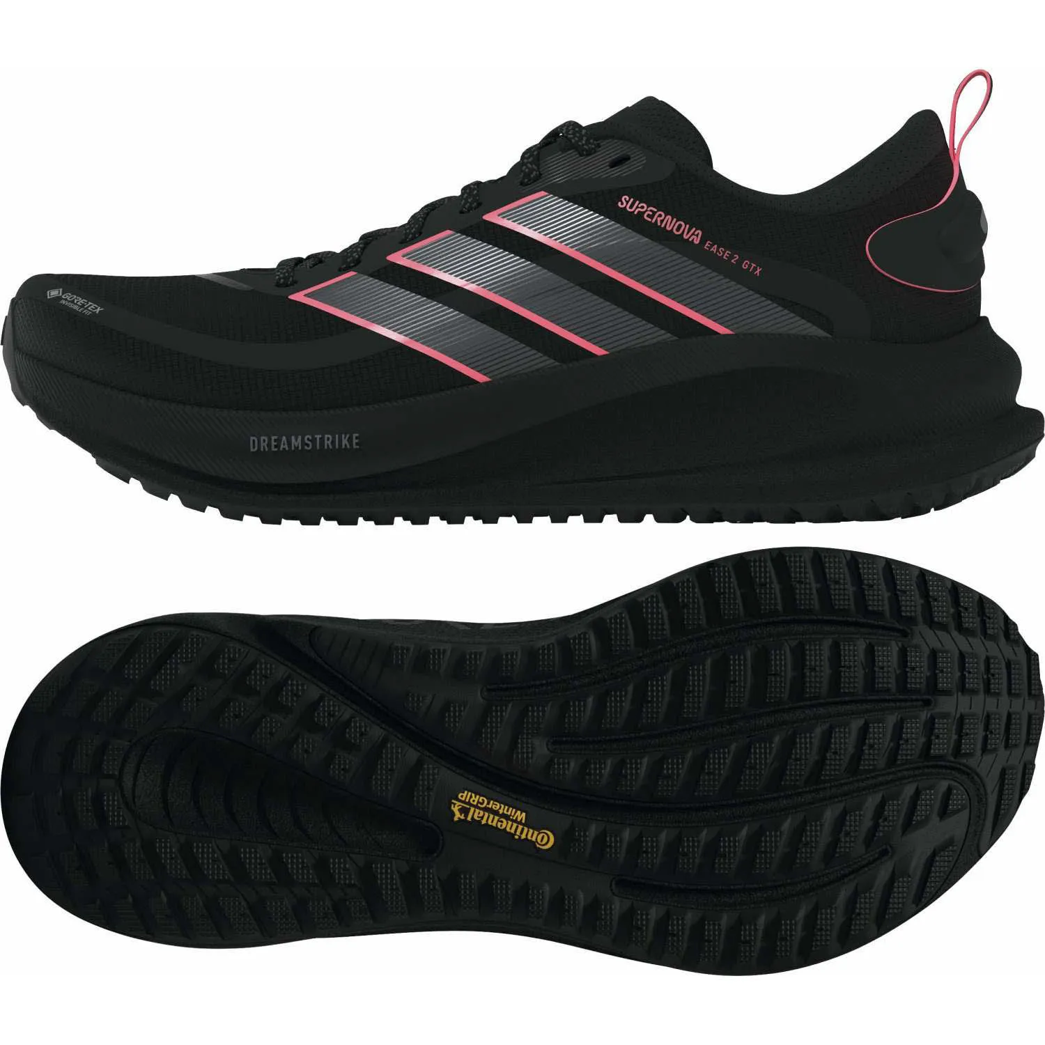 adidas SUPERNOVA EASE 2 GTX W Damen Laufschuhe Joggingschuhe schwarz