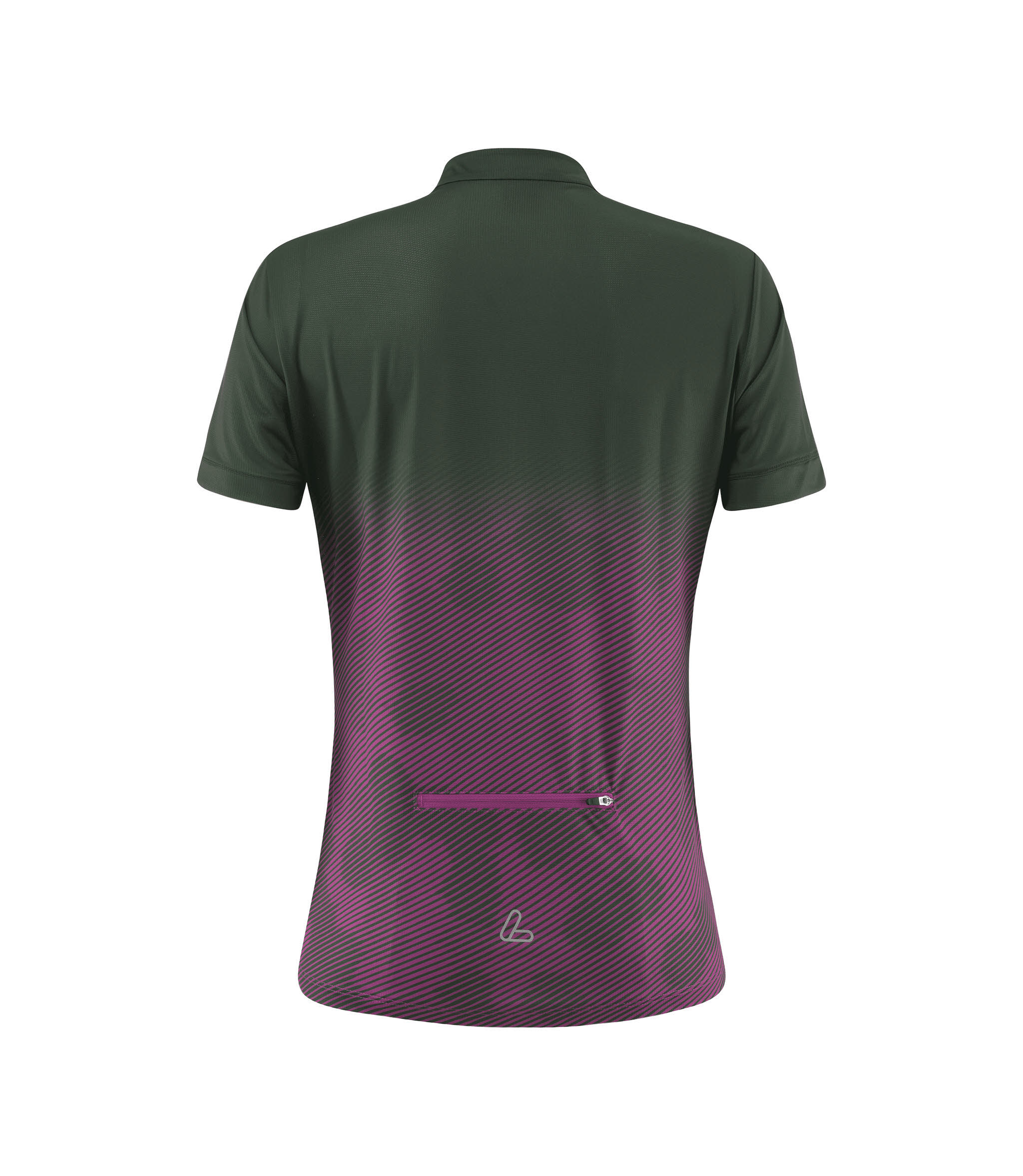 Löffler W BIKE SHIRT HZ MAJA Radsport-Trikot Radshirt Damen olivgrün lila