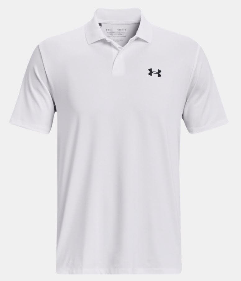 Under Armour Performance 3.0 Herren Polo Poloshirt weiß