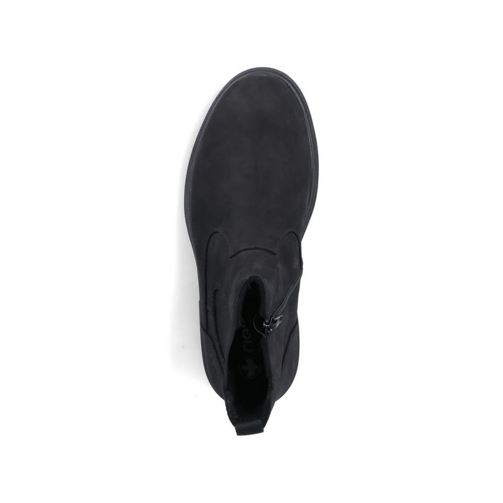 Rieker HWK Herren Stiefel Chelsea Boots Modestiefel schwarz