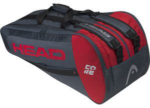 Head Core 9R Supercombi Tennistasche rot schwarz
