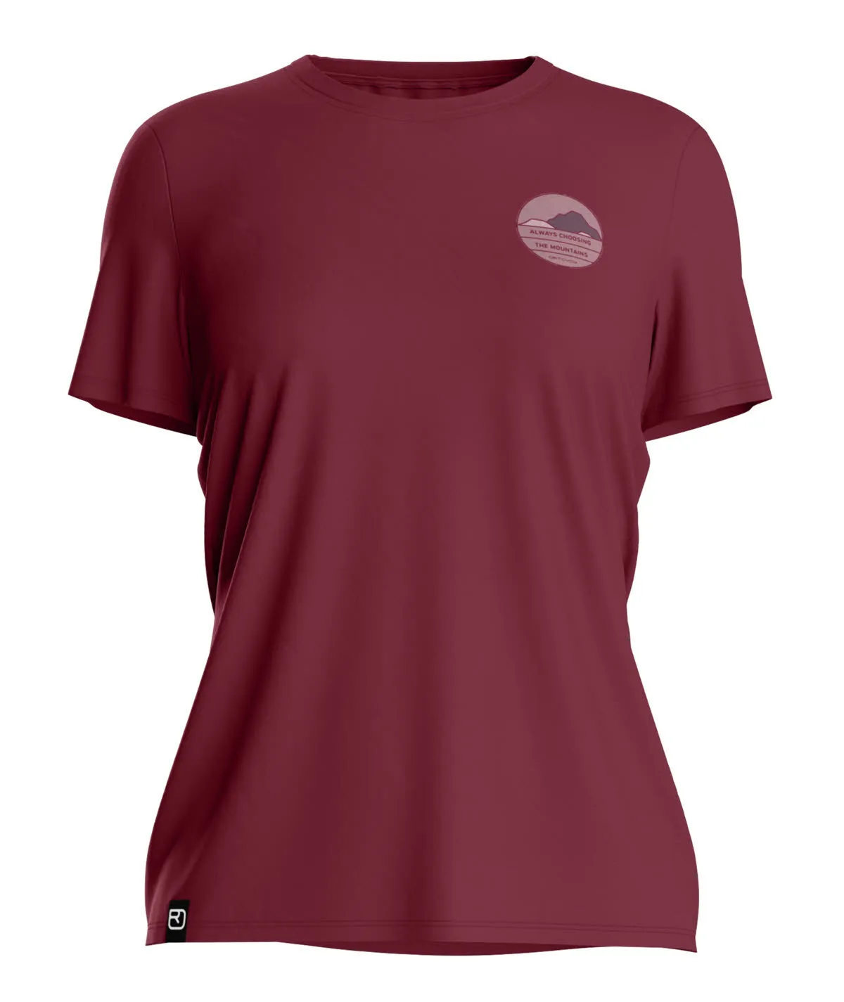 Ortovox 120 Cool TEC Choose MTN  Damen T-Shirt rot