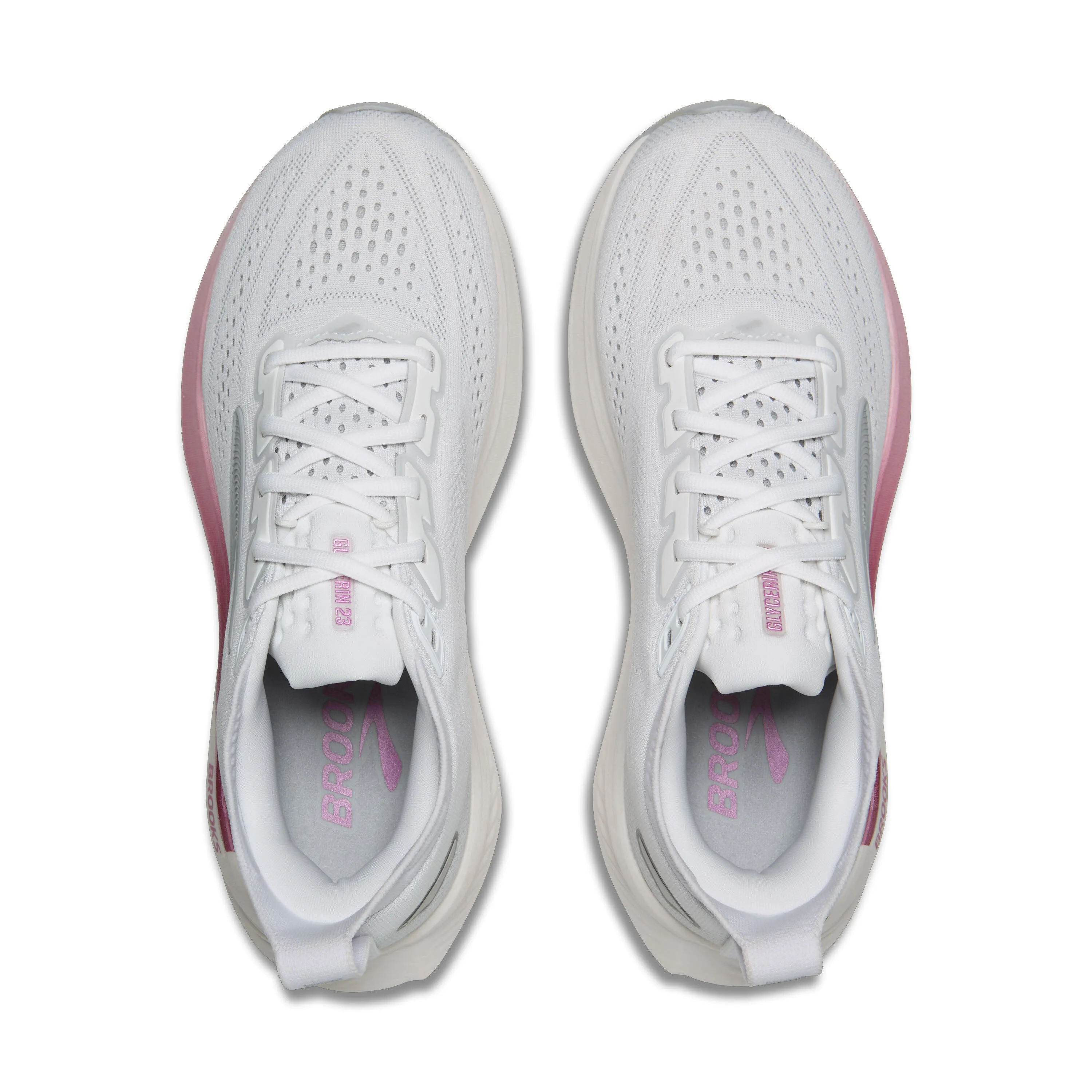 Brooks Glycerin 23 Laufschuh Damen weiß/pink