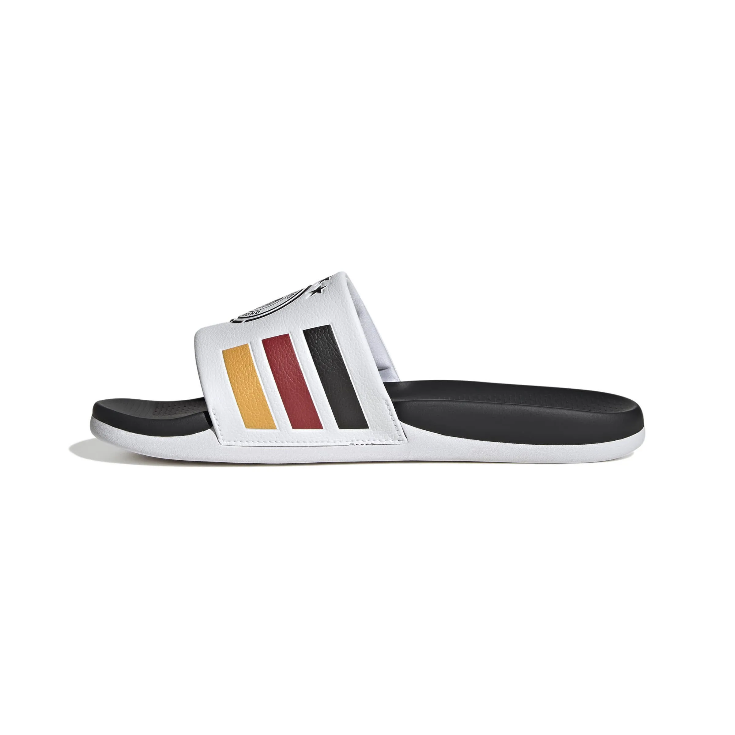 adidas ADILETTE CMFT DFB Unisex Badelatschen Nationalmannschaft weiß/schwarz/rot/gold