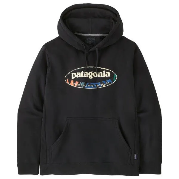 Patagonia  '95 Oval Logo Uprisal Hoody Herren schwarz