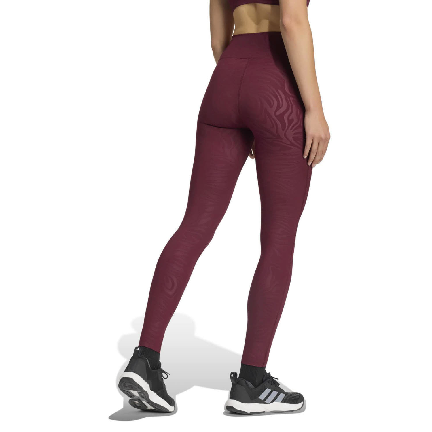 Adidas All Me Essentials Graphic Dame Leggings Sporthose rot