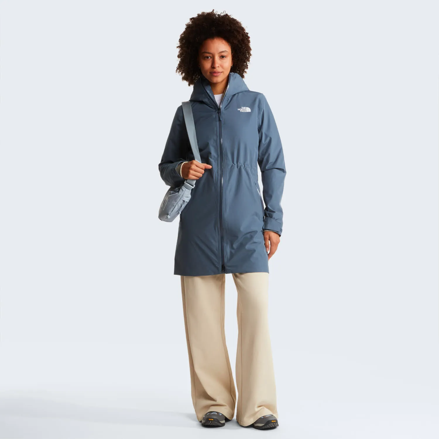 The North Face DRY HIKESTELLER PKA Damen Wanderjacke Regenjacke granite grey
