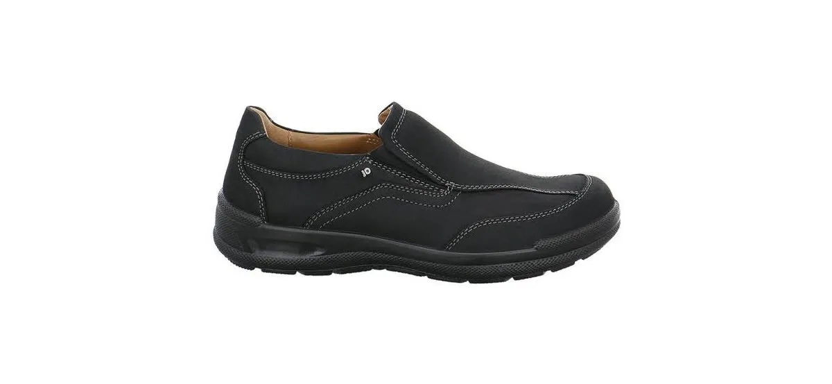 Jomos MAN LIFE Herren Slipper Modeschuhe schwarz/braun