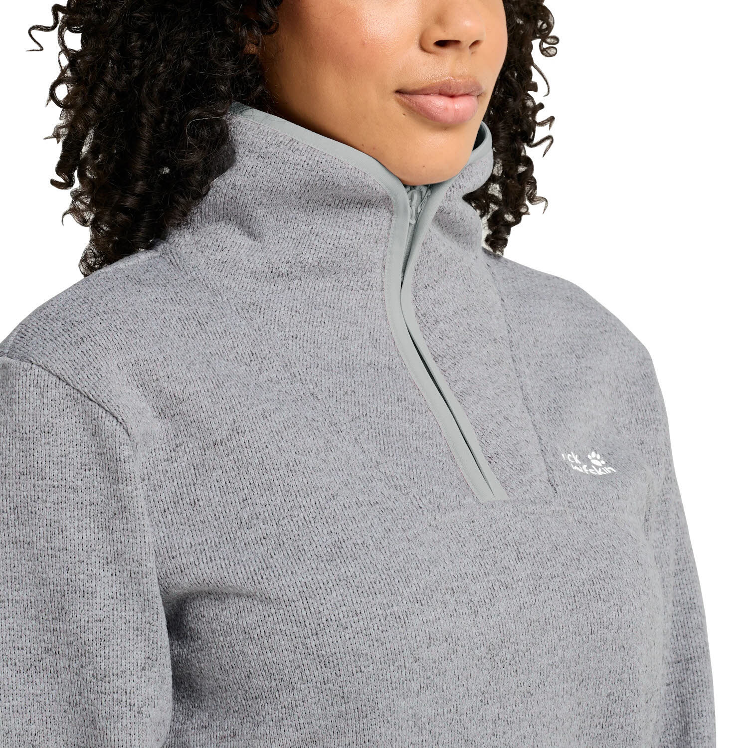 Jack Wolfskin PINETRAIL HZ Damen Fleecepullover Midlayer dusty blush