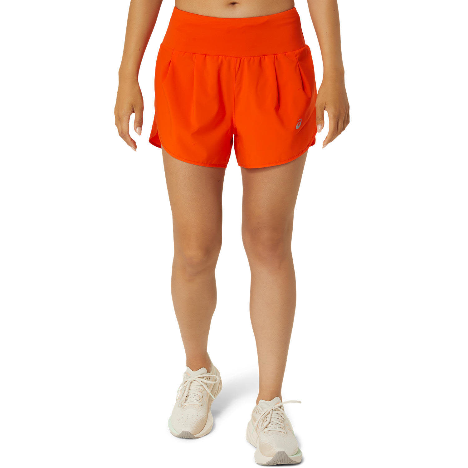Asics Road 3.5IN Damen Shorts Laufshort kurze Hose orange