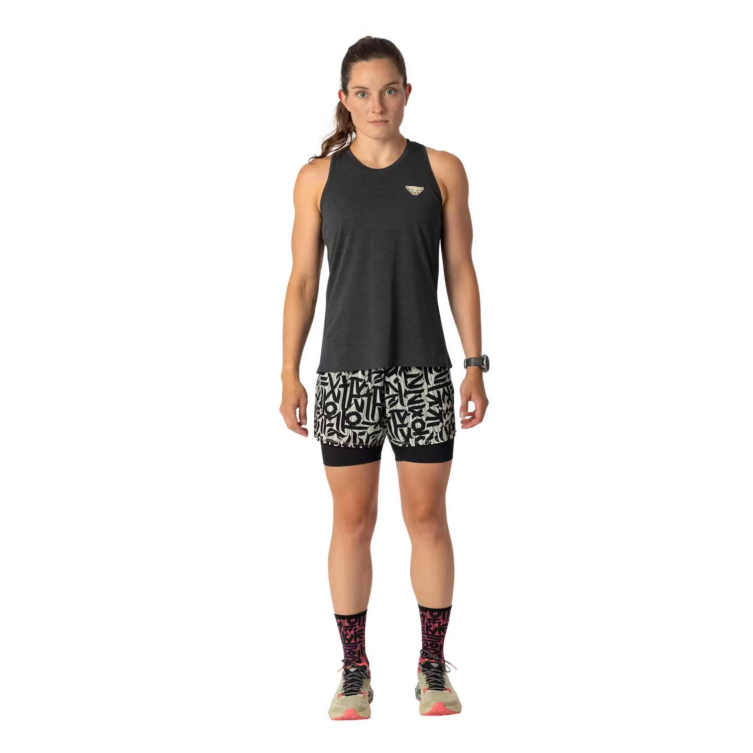 Dynafit TRAIL TANK W Damen Laufshirt Tanktop schwarz