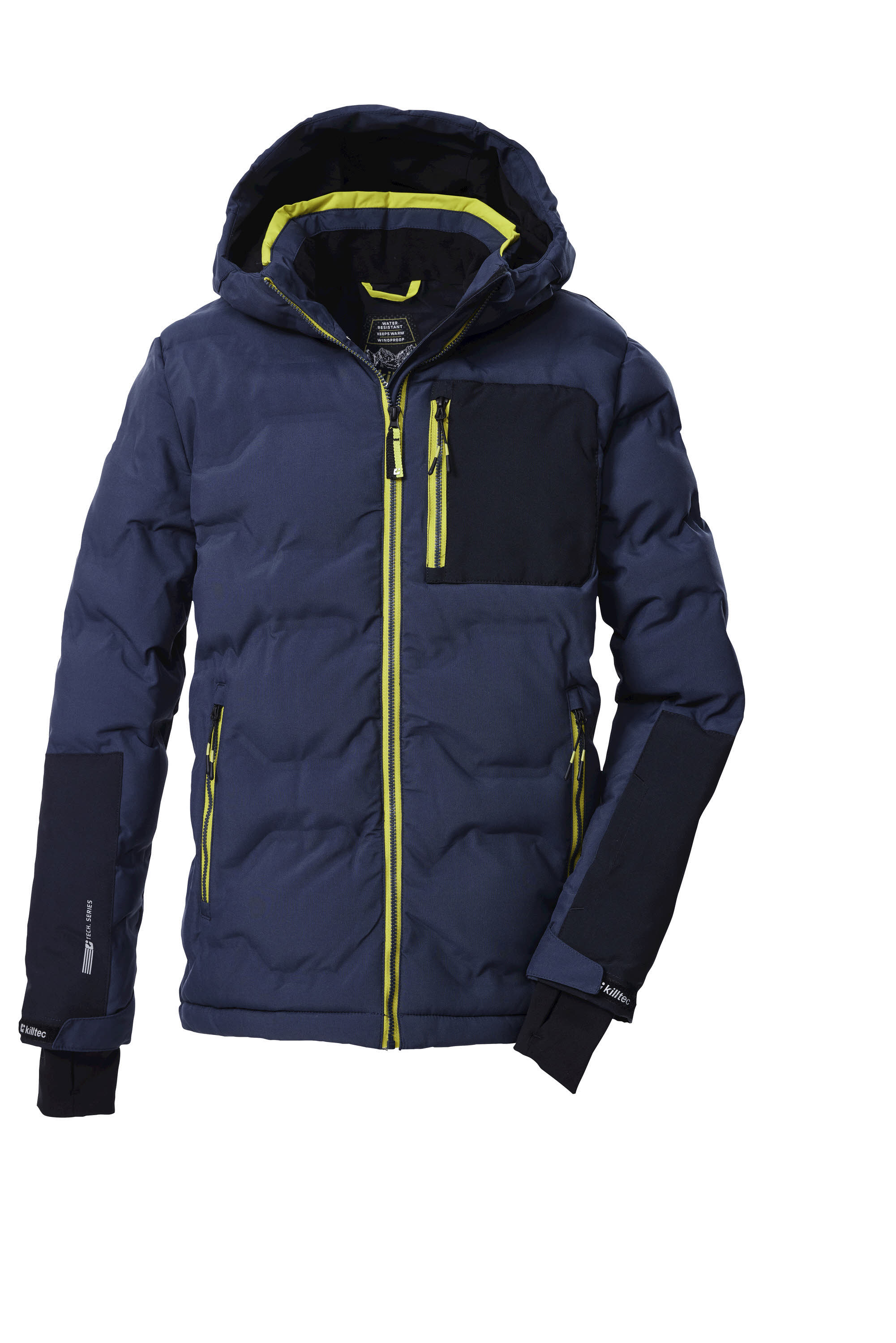 Killtec Skijacke Winterjacke Steppjacke Jungen blau
