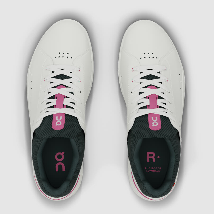 ON THE ROGER Advantage Ivory Pink Sneaker Damen weiß