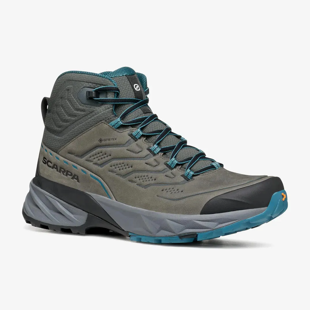 SCARPA RUSH 2 PRO MID GTX Herren Wanderschuh Mid-Cut Nubuk Fast-Hiking-Stiefel mit fortschrittlichem Komfort und Dämpfung