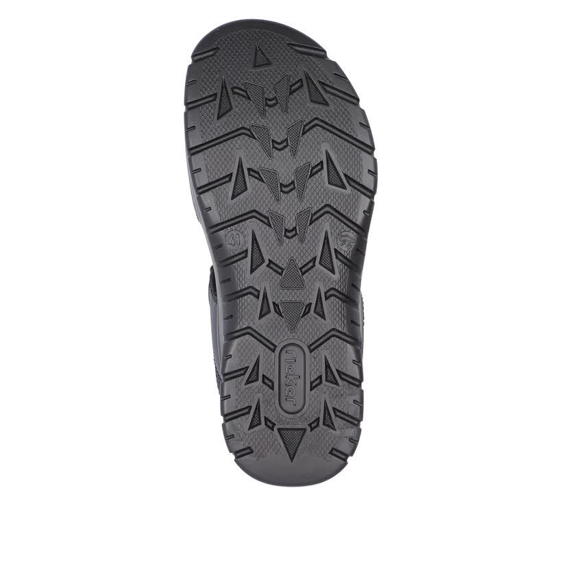 Rieker FSK Herren Sandalen Sandaletten Trekkingsandalen denim/schwarz