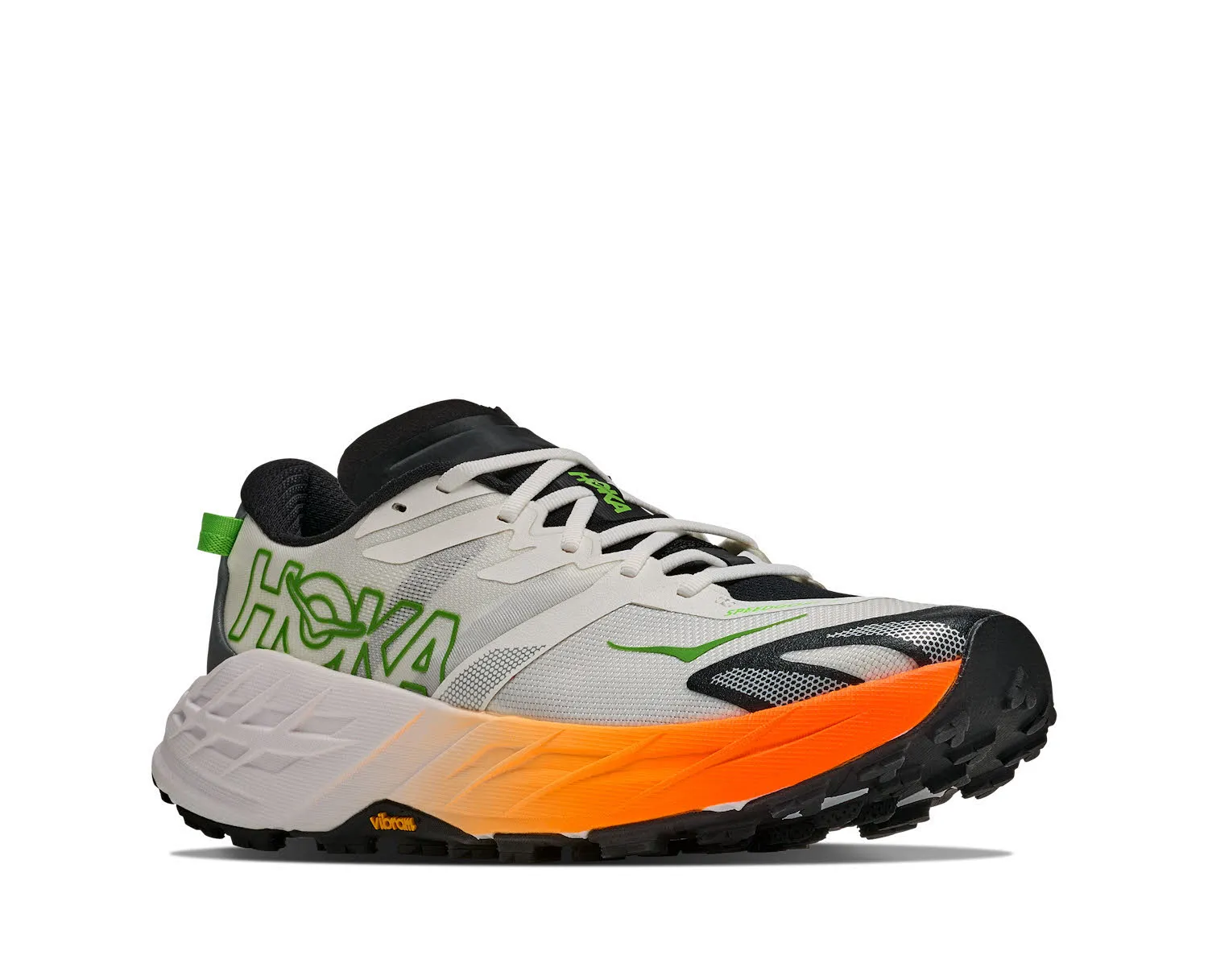 Hoka Speedgoat 7 Herren Trailrunningschuhe Laufschuhe grau/orange