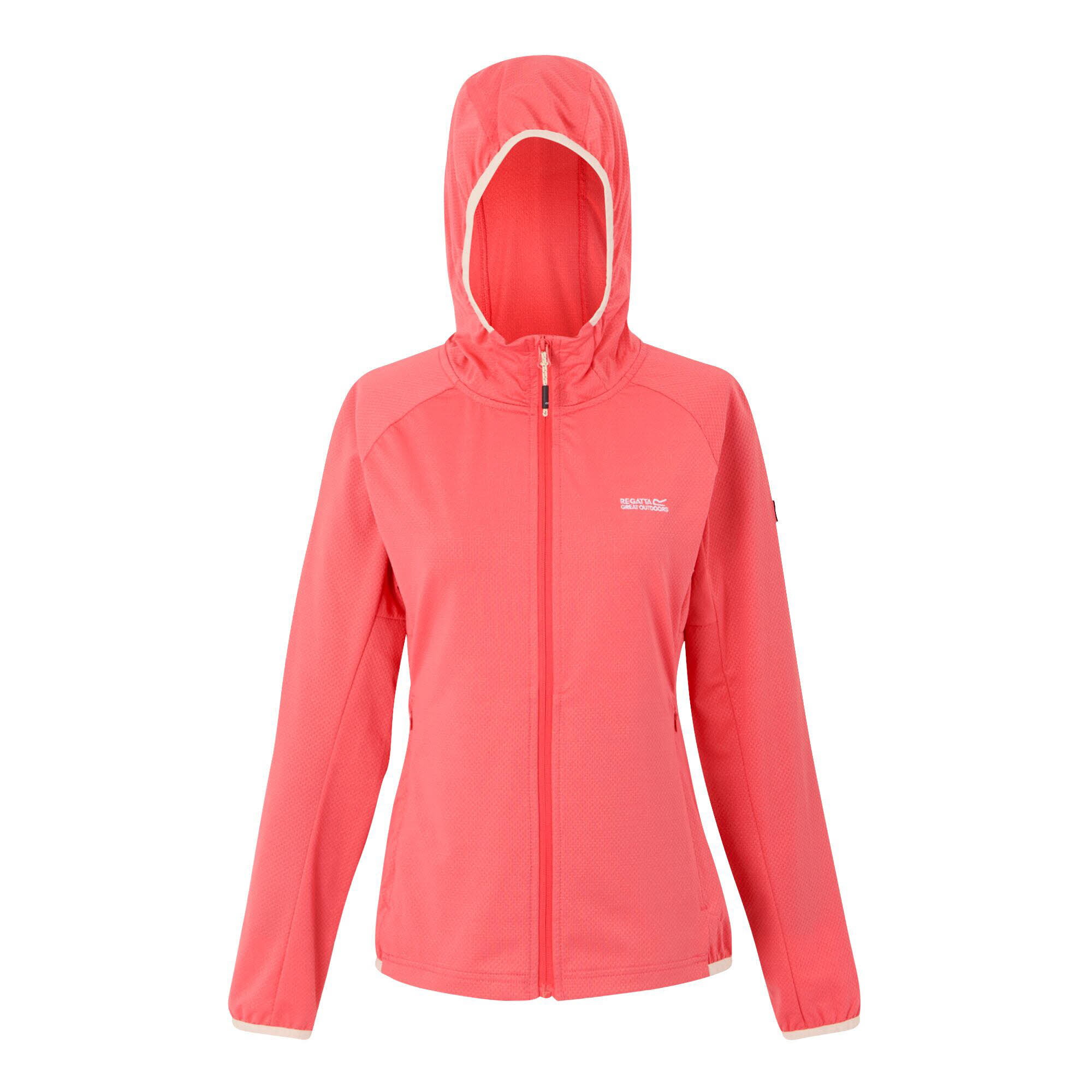 REGATTA Jacke Huntdale Fleecejacke Kapuzenjacke Damen rosarot