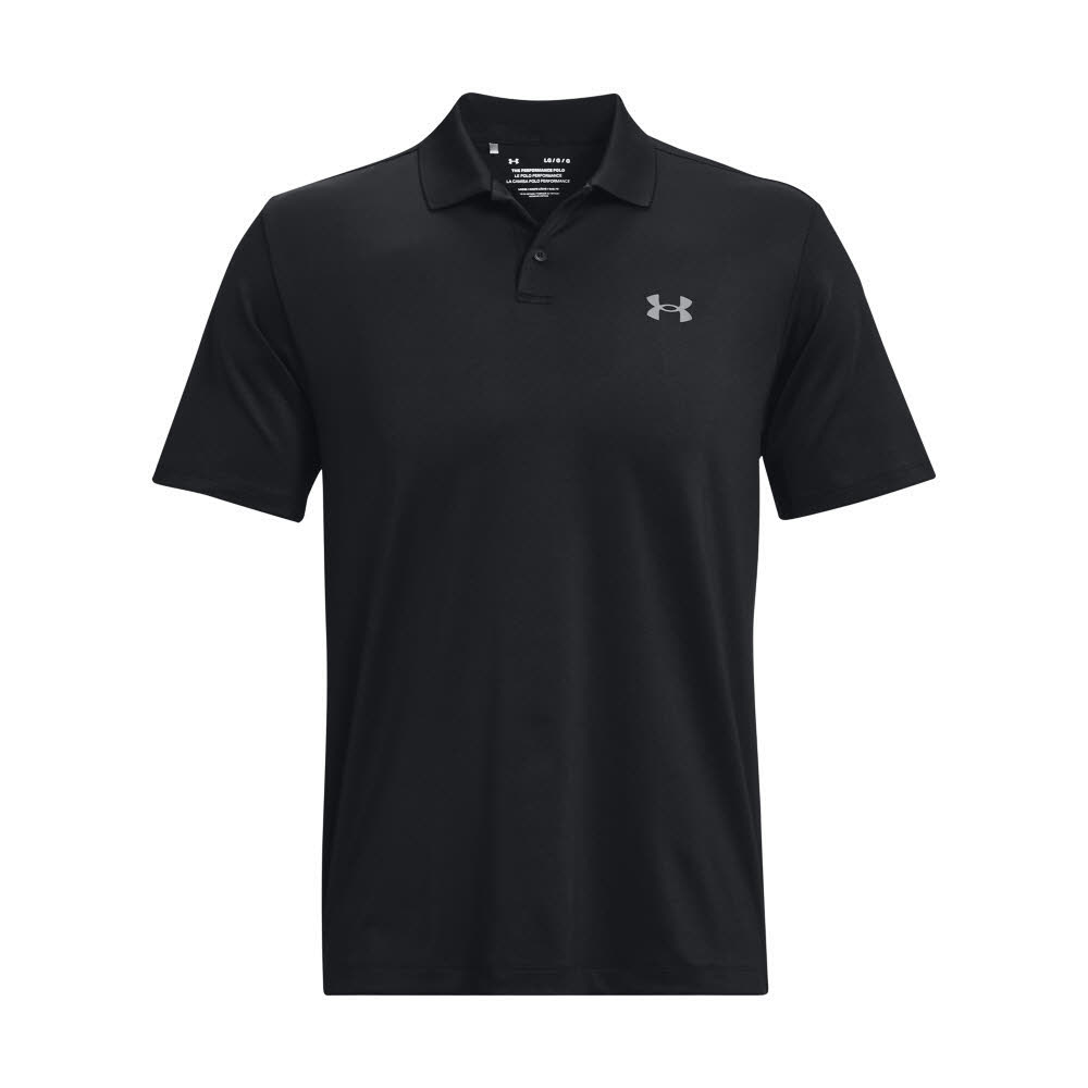 Under Armour Performance 3.0 Herren Poloshirt T-Shirt schwarz
