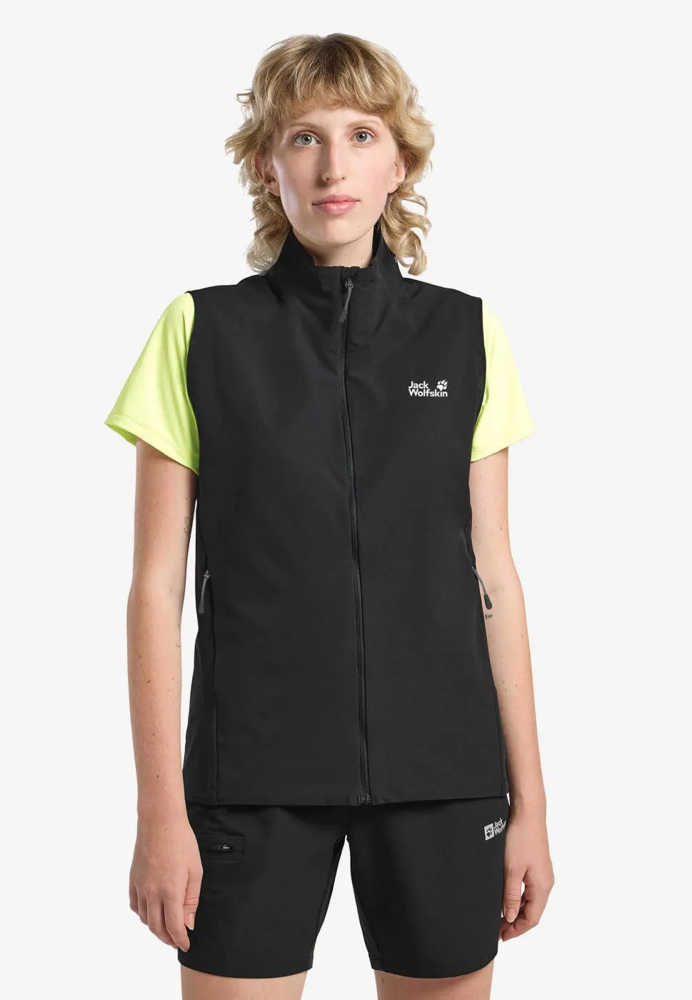 Jack Wolfskin Prelight Stride Vest Damen schwarz
