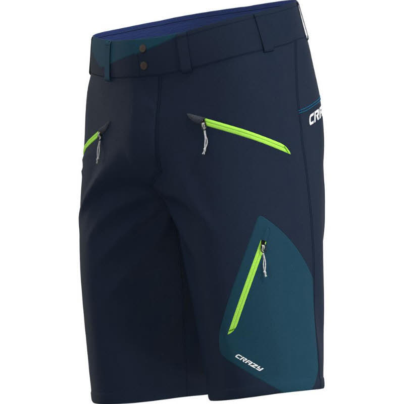 Crazy Idea SHORT RESOLUTION Outdoor-Shorts Wandershorts Herren dunkelblau