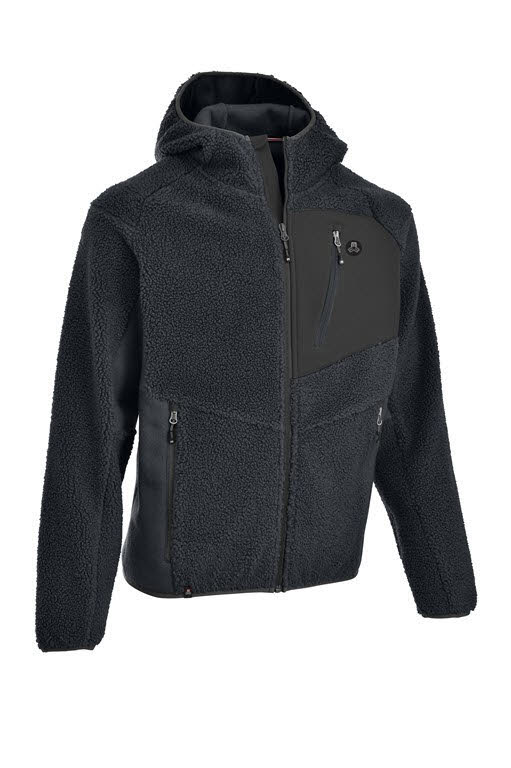 Maul Sport Nederkogel Herren Fleecejacke Outdoorjacke schwarz