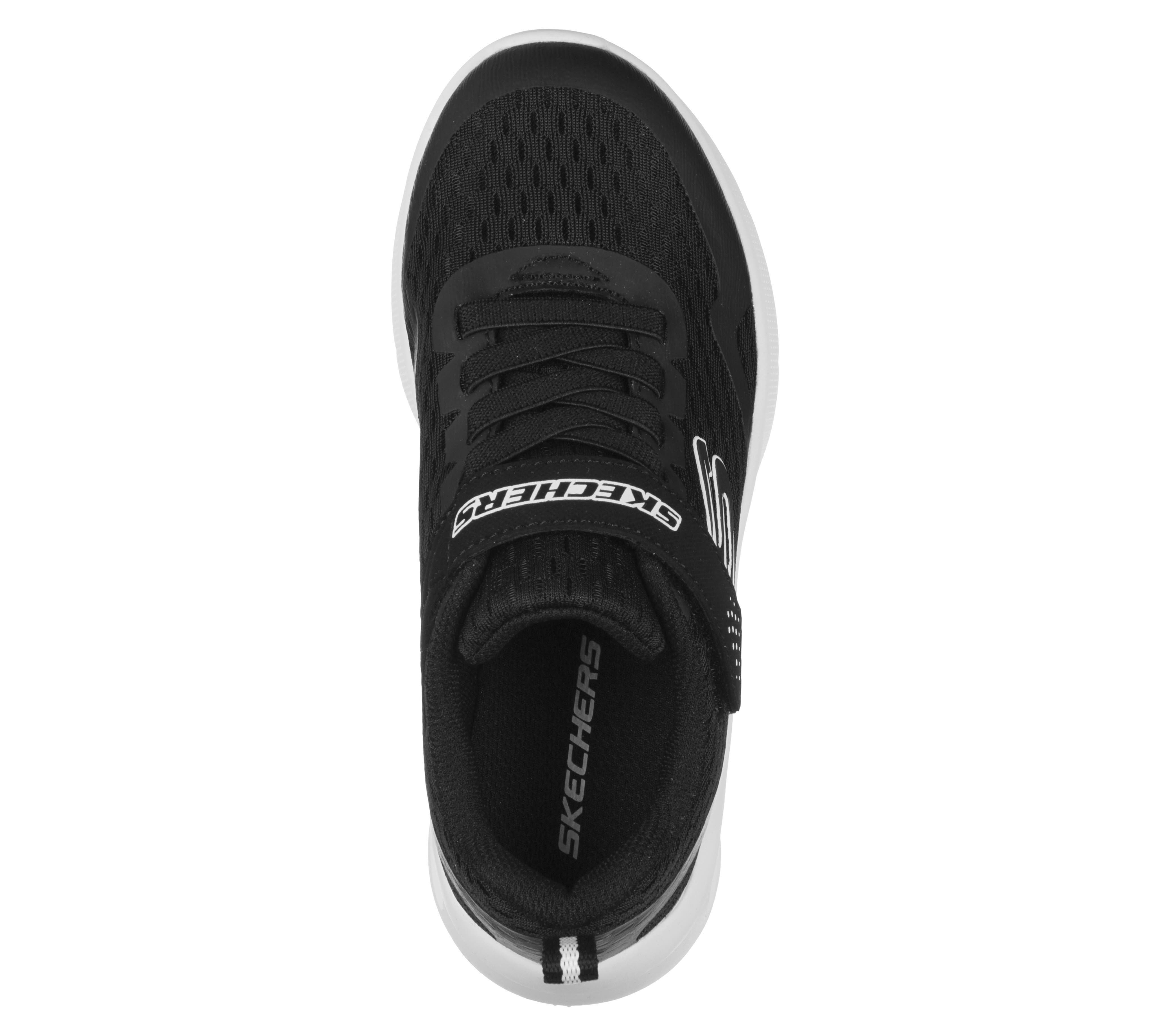 Skechers MICROSPEC MAX – TORVIX Sneaker Slipper Kinder Jungen schwarz