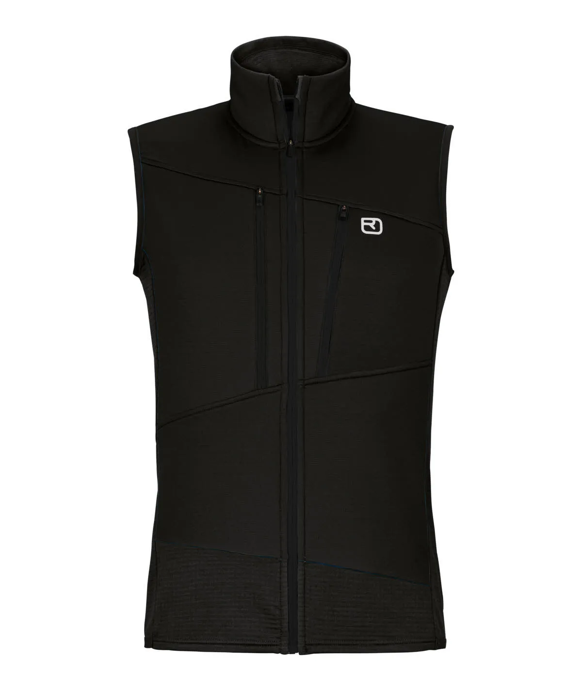Ortovox Fleece Grid Herren Fleeceweste schwarz