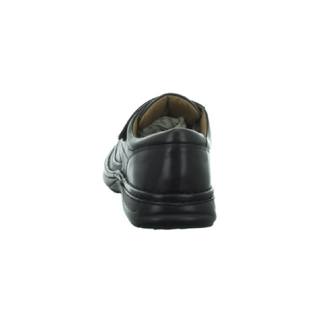 Longo Slipper Herren Klettschuhe Lederschuh Freizeit Outdoor modisch schwarz NEU