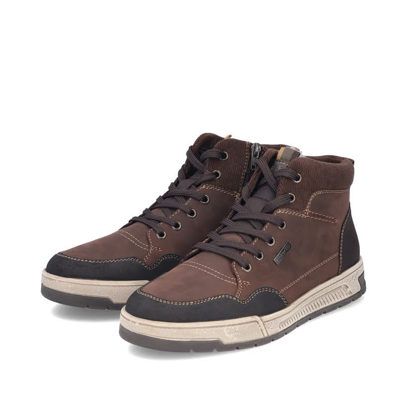 Rieker Herren Sneaker High warm gefüttert braun
