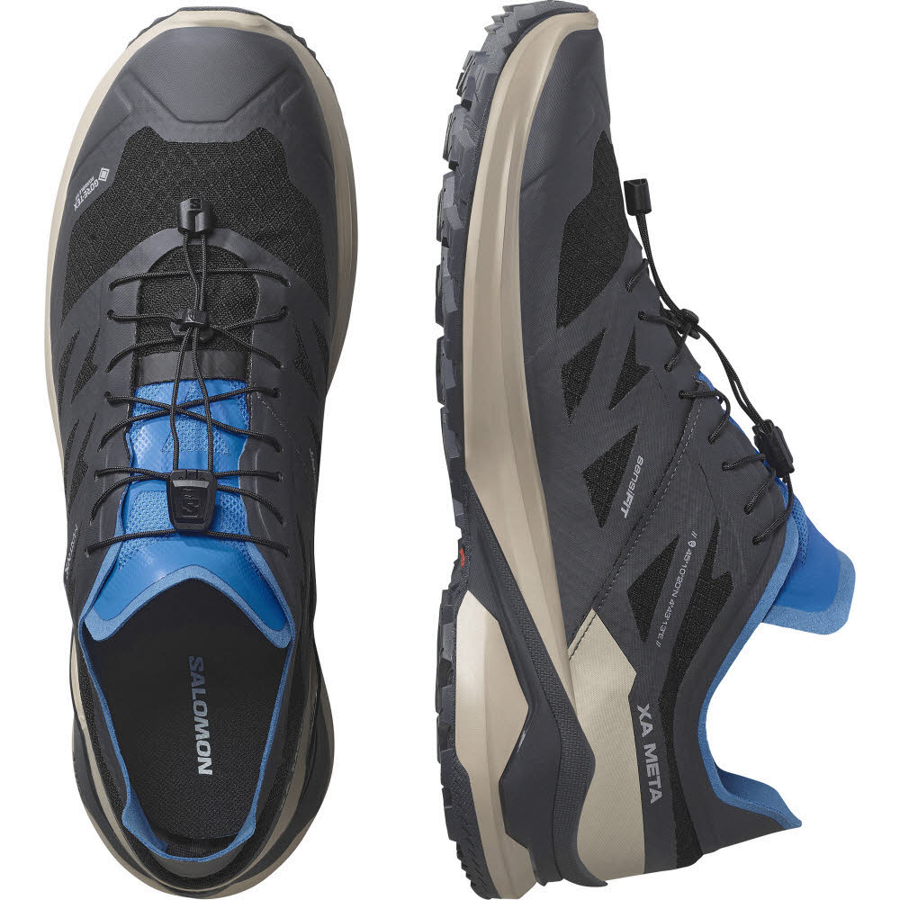 Salomon XA META GORE-TEX MIF Herren Trailrunningschuhe Laufschuhe schwarz/grau