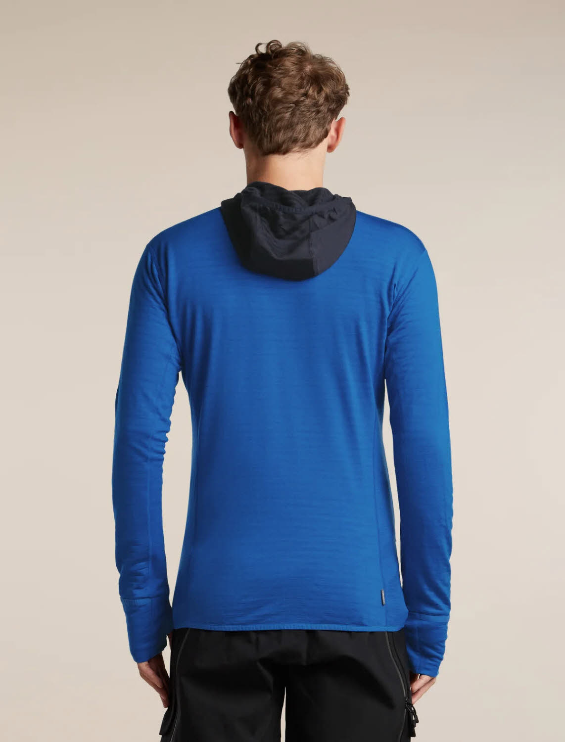 ICEBREAKER HE MER 300 RF DESCENT LS ZIP HOODY Herren Skirolli blau/midnight navy