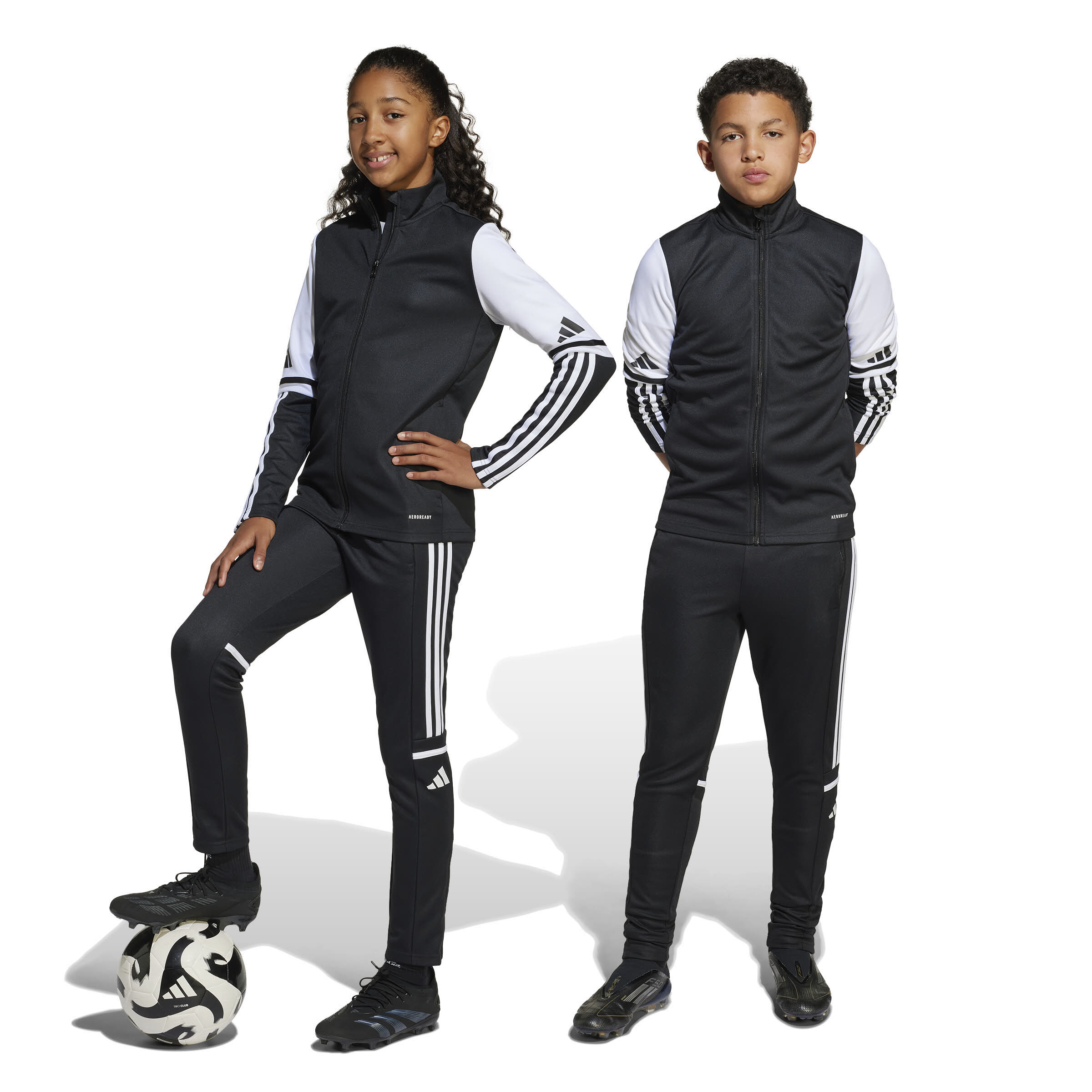 adidas Squadra 25 Kids Trainingshose Fußballhose Kinder schwarz